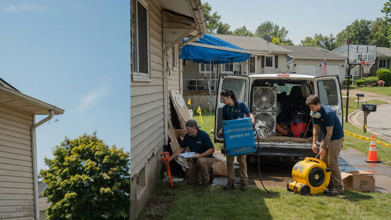 Ceiling Leak Cleanup in Marlette, MI near me